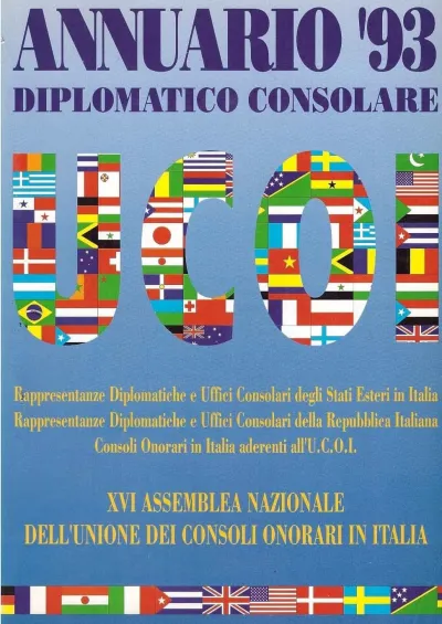 Copertina Annuario Diplomatico Consolare 1993