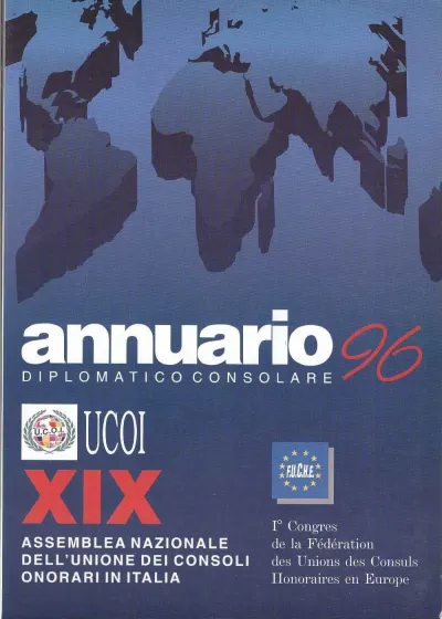 Copertina Annuario Diplomatico Consolare 1996