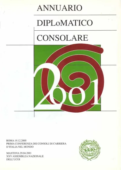 Copertina Annuario Diplomatico Consolare 2001