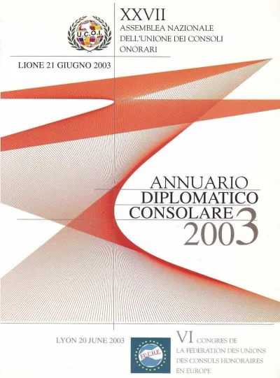 Copertina Annuario Diplomatico Consolare 2003