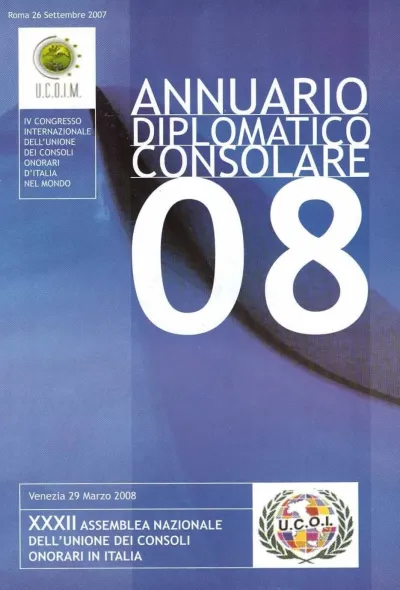 Copertina Annuario Diplomatico 2008