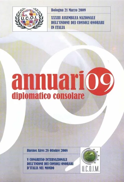 Copertina Annuario Diplomatico 2009