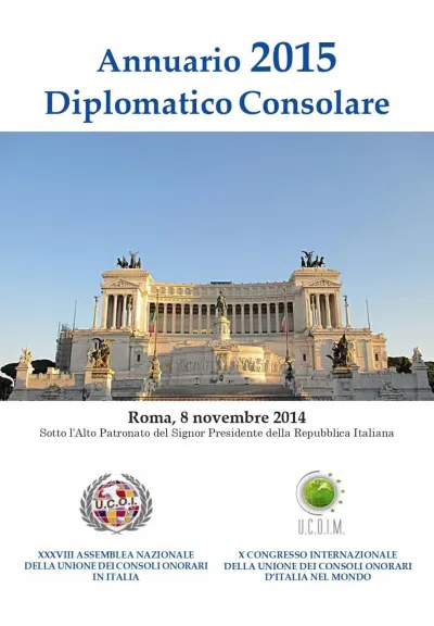 Copertina Annuario Diplomatico 2015